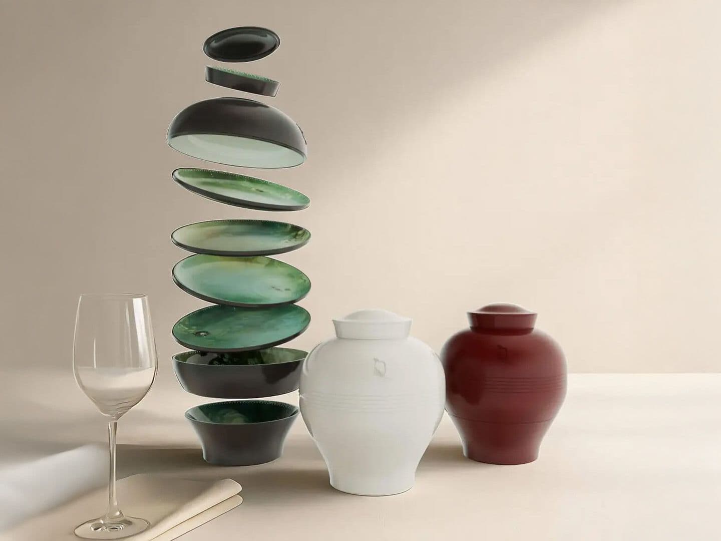 Ibride
YUAN
Melamine bowls set — 16