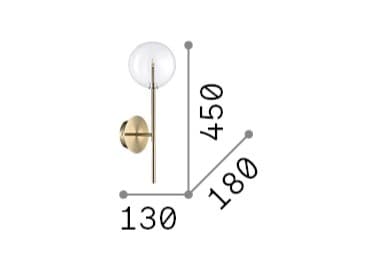 Ideal Lux
EQUINOXE AP1
Wall lamp — 6