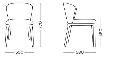 INTERNA8
NOLA
Upholstered chair — 8