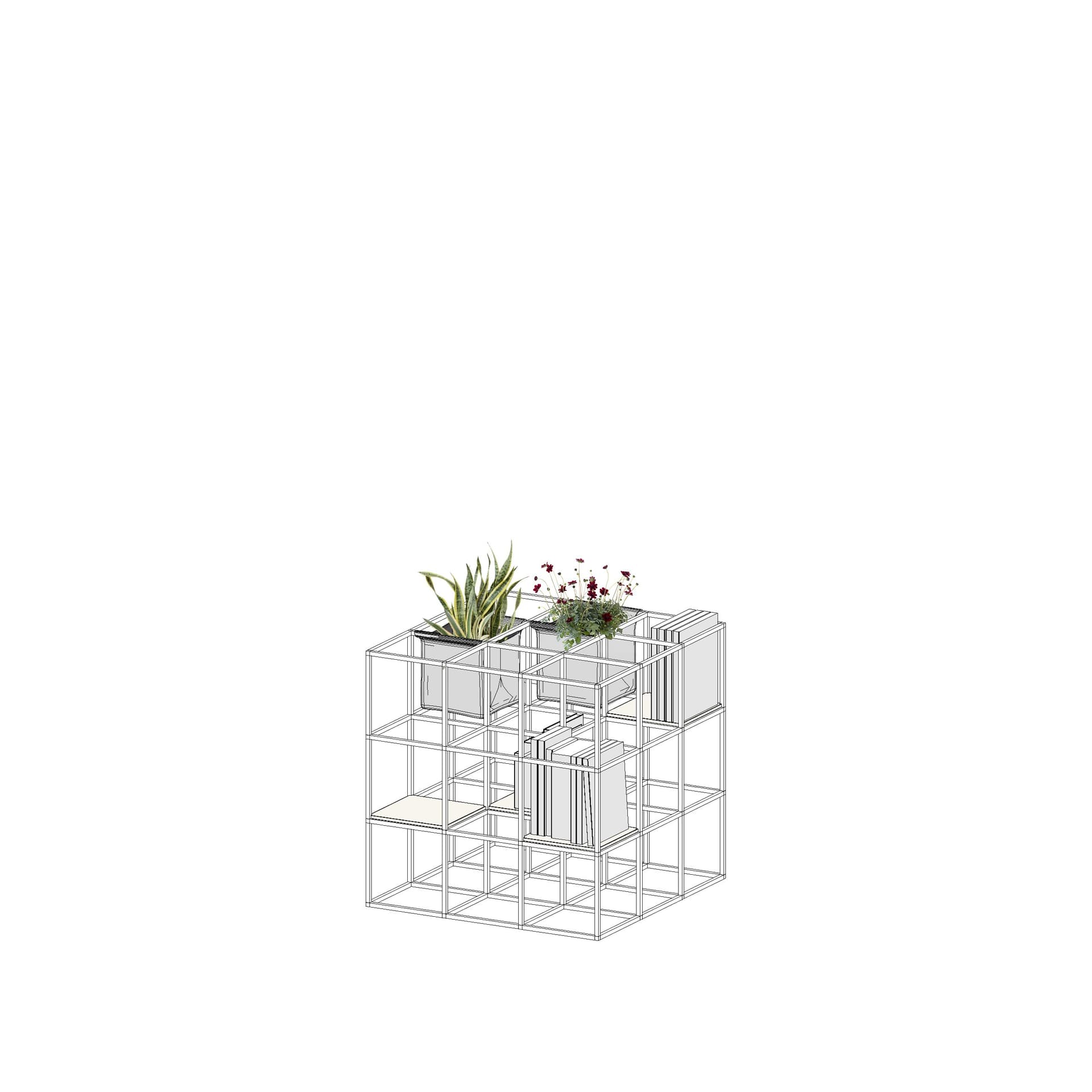iPot
IPOT 5X5
Bookcase — 23