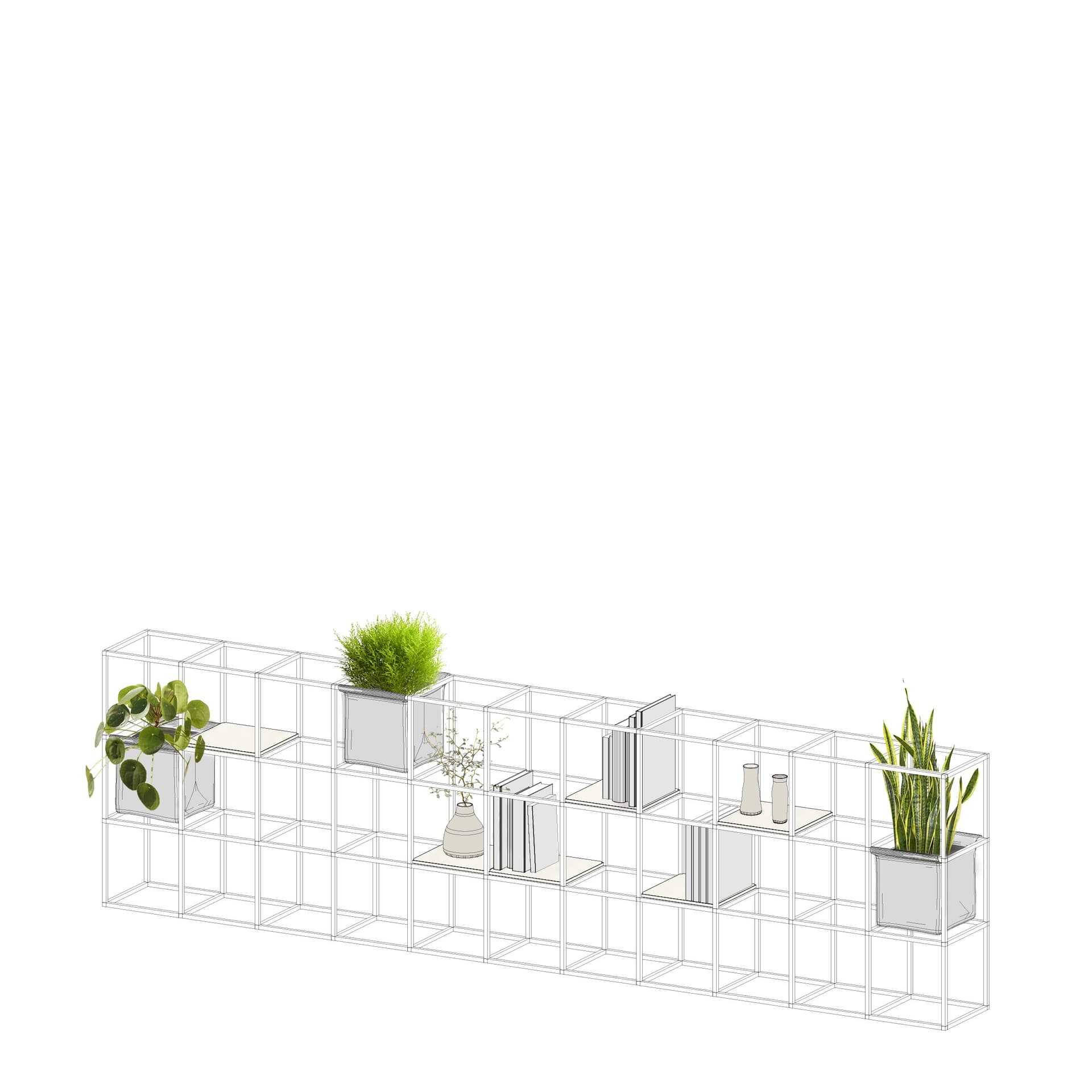 iPot
IPOT 6X6
Bookcase — 23