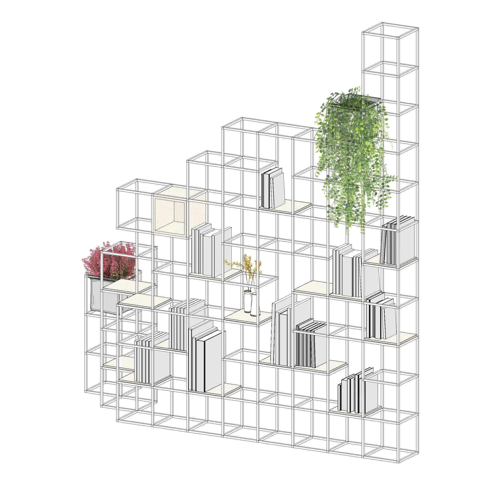 iPot
IPOT 737_L
Bookcase — 3