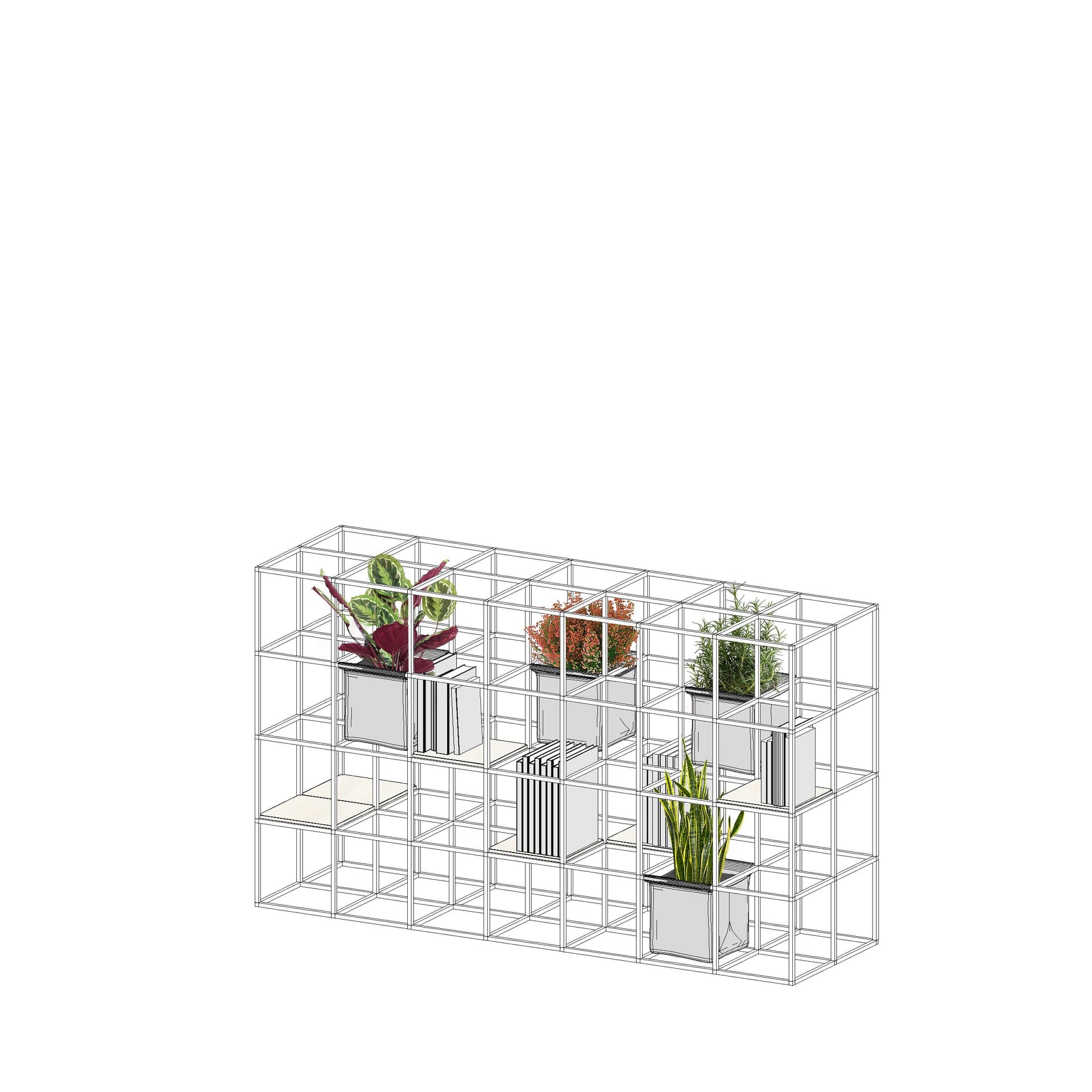 iPot
IPOT 7X7
Bookcase — 19