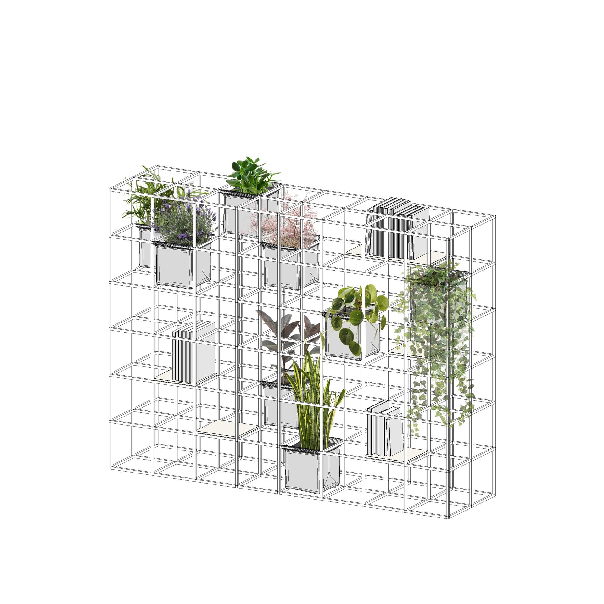iPot
IPOT 967_G
Bookcase — 3