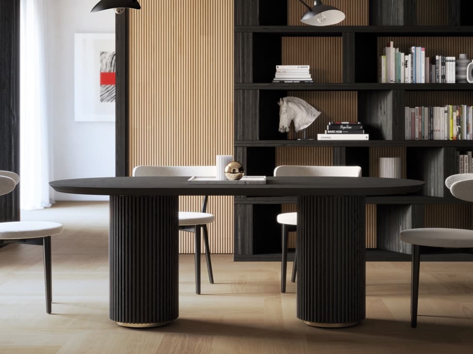 ITLAS
MONTI
Oval wooden table — 1