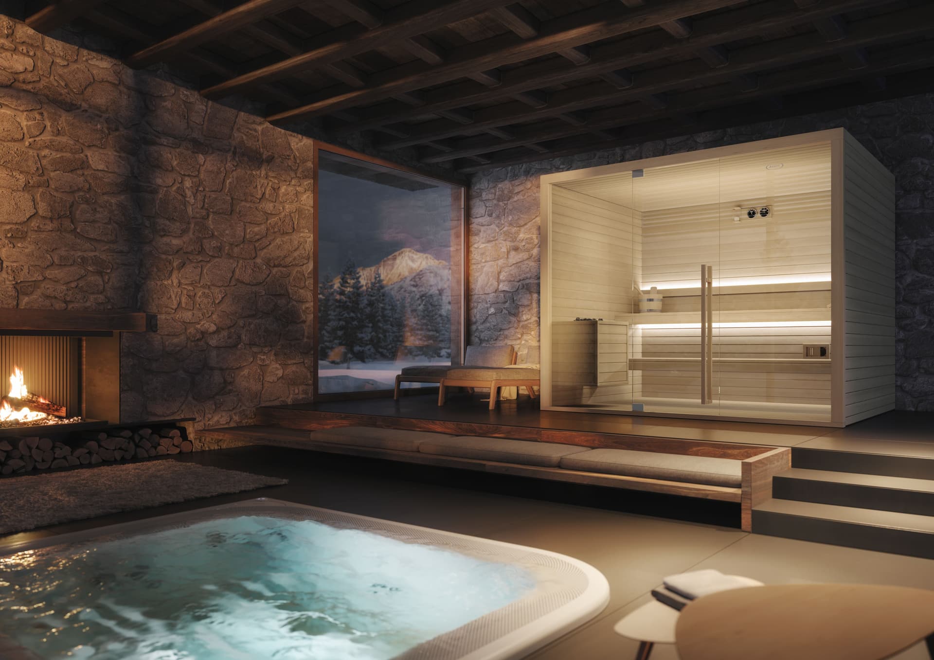 Jacuzzi®
MOOD
Sauna — 8