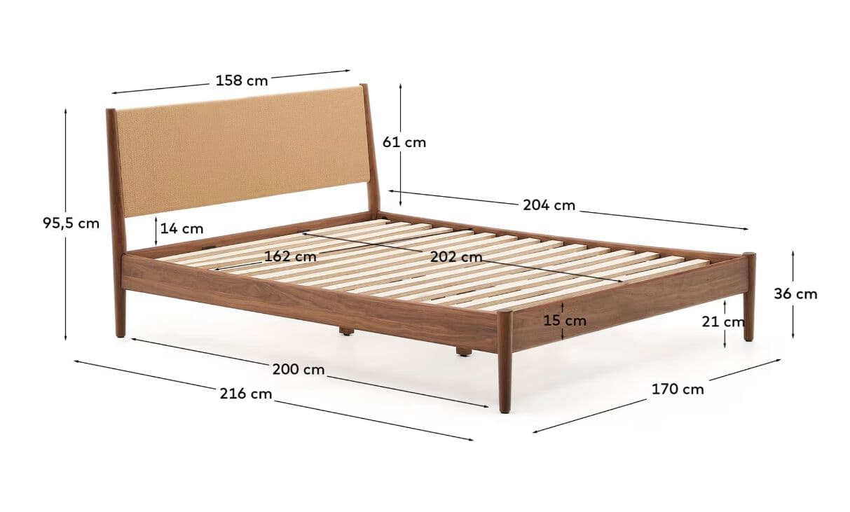Kave Home
ELAN
Wooden bed — 4