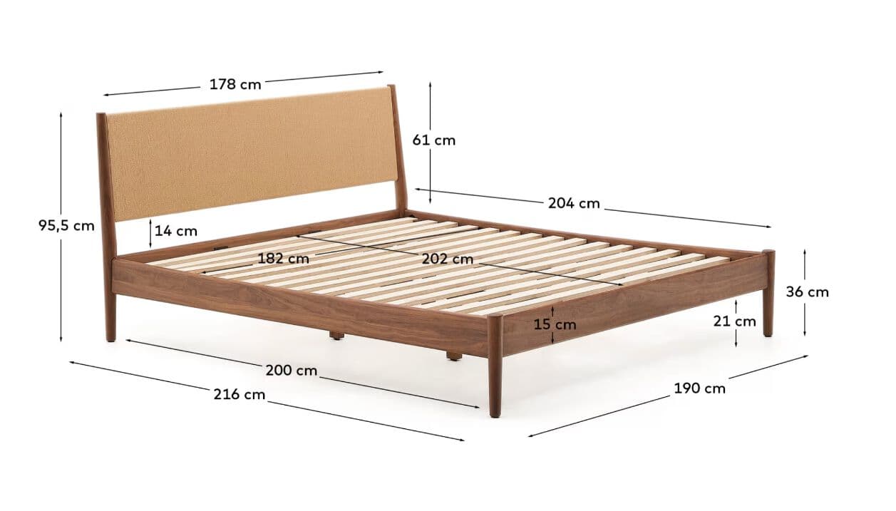 Kave Home
ELAN
Wooden bed — 5