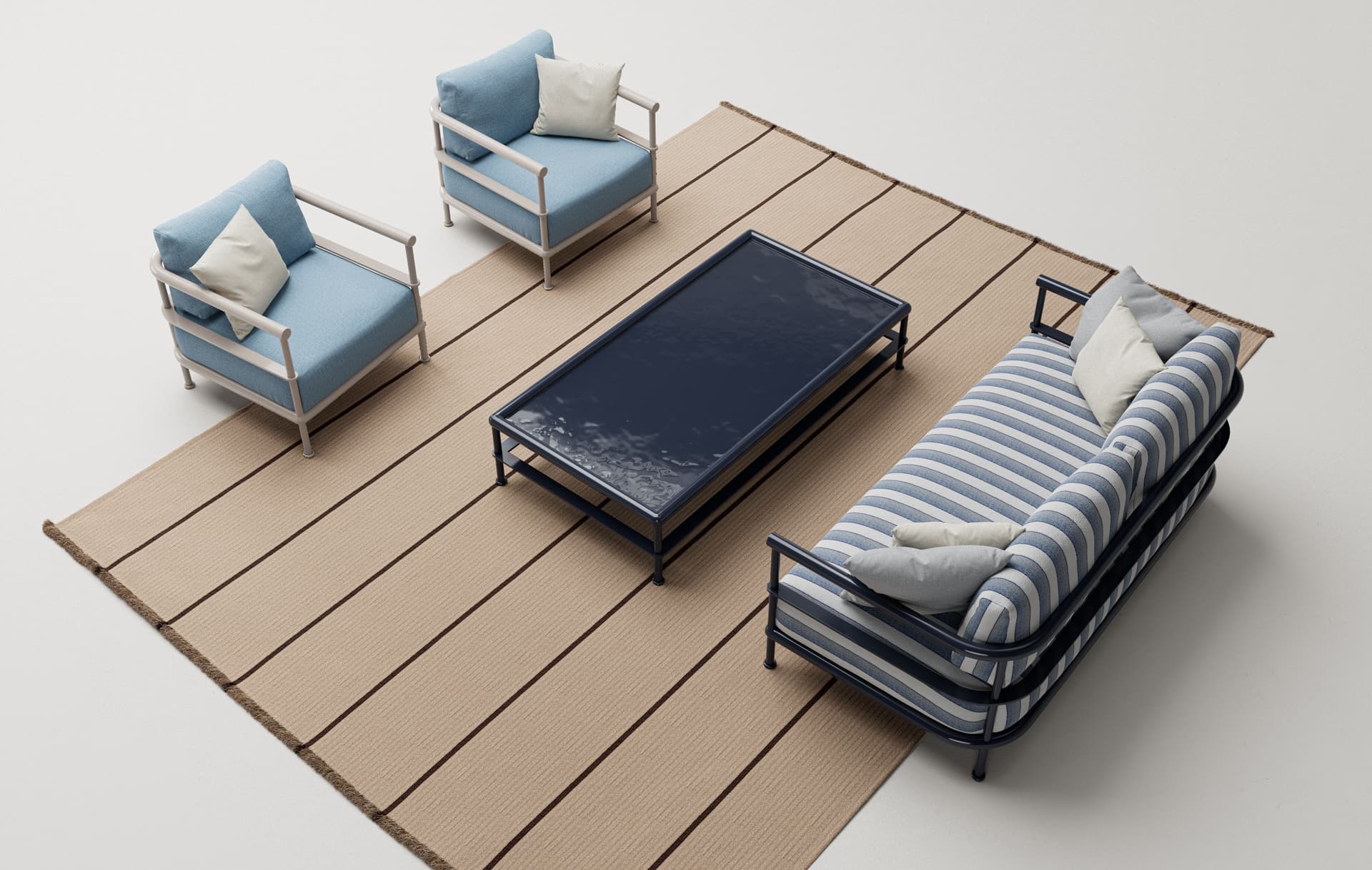 Kettal
ALIZE
Fabric garden sofa — 9
