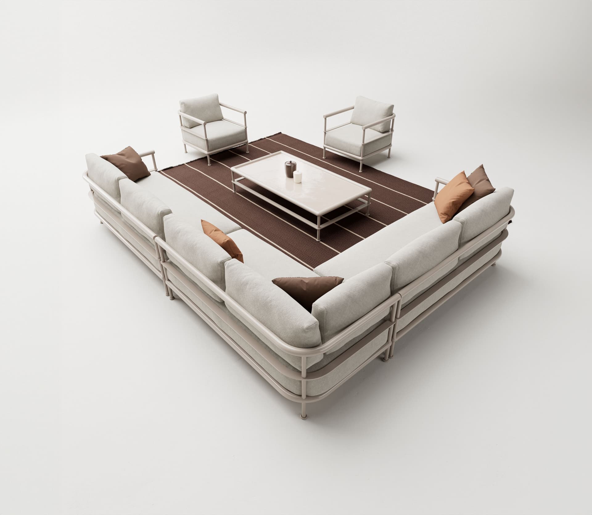 Kettal
ALIZE
Fabric garden sofa — 10