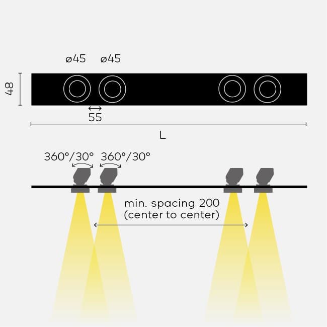 Kreon
CANA 40
LED track-Light — 10