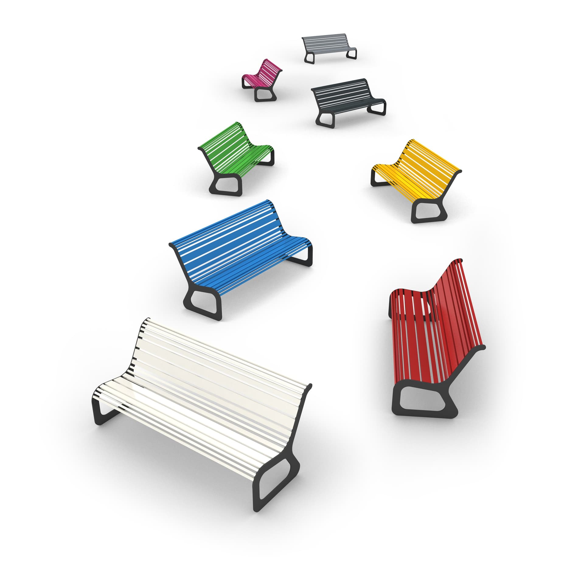 LAB23
MOKO
Steel Bench — 9