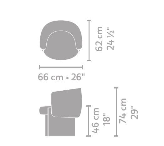 Linteloo
CLAUDE
Fabric chair — 6