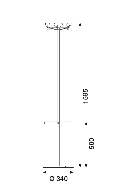 Manade
YIN
Coat stand in steel — 4
