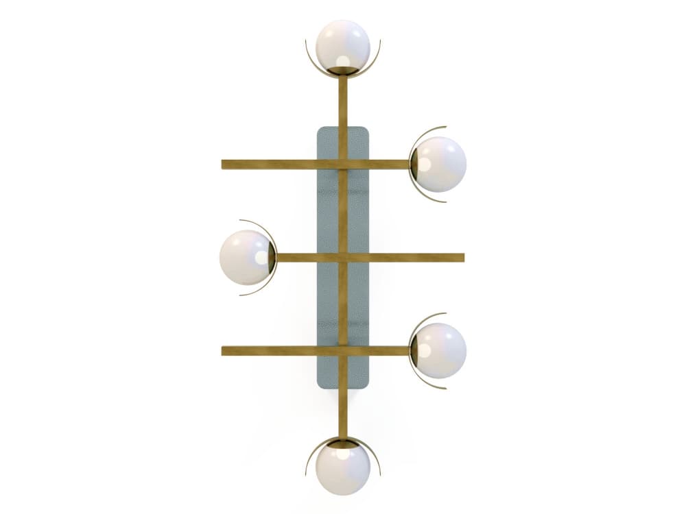 MARIONI
GRETA
Brass wall lamp — 1