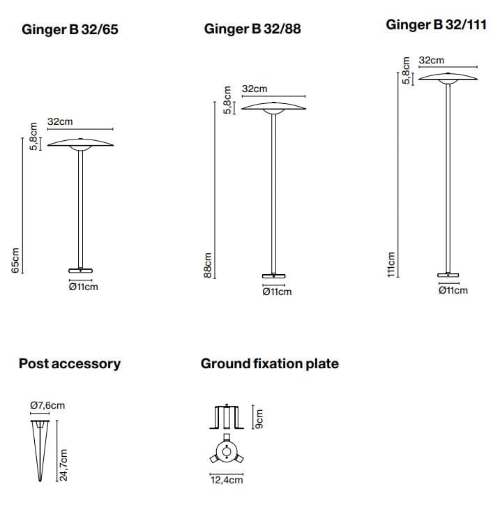 Marset
GINGER
Floor lamp — 24