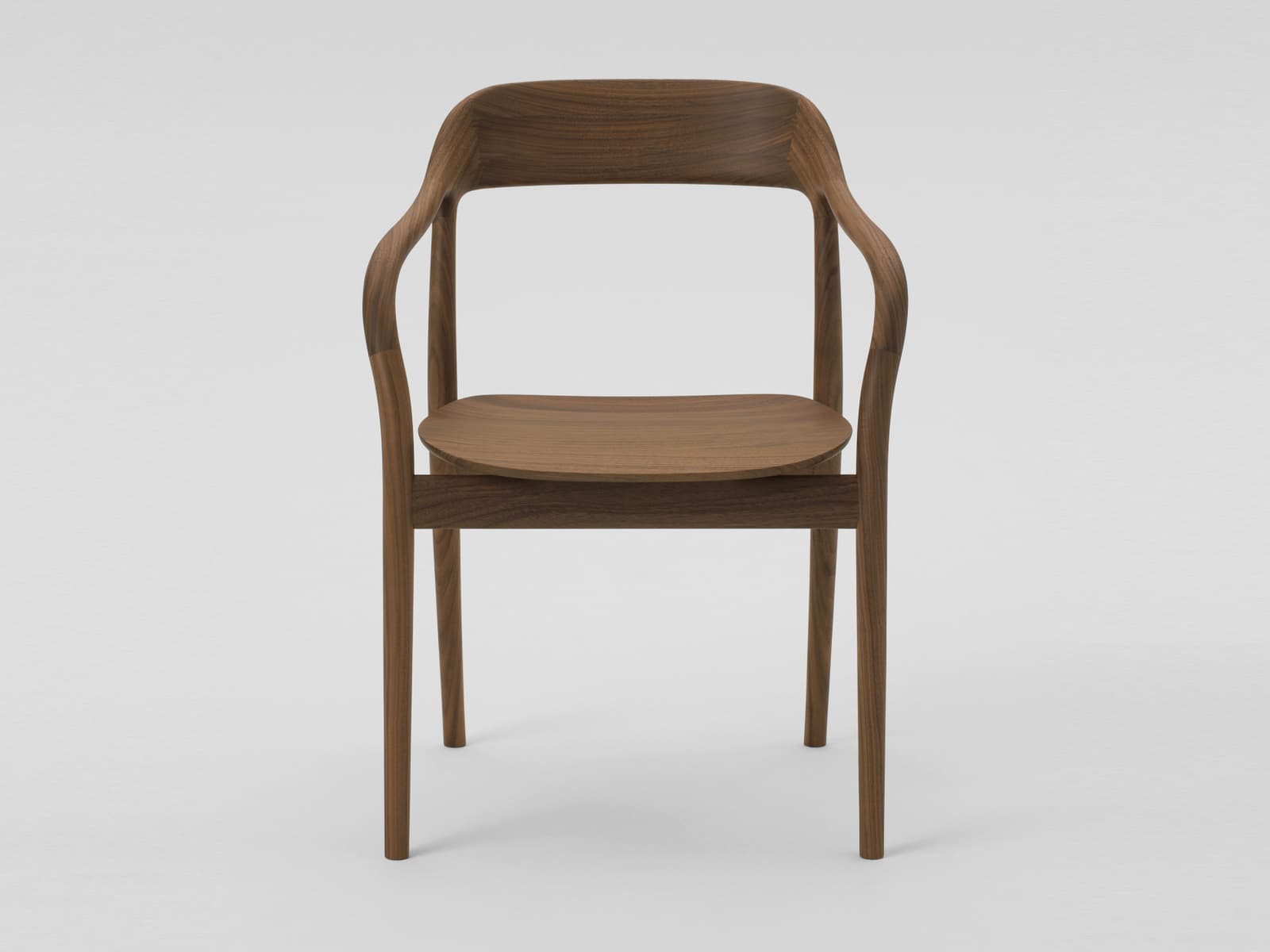 Maruni
TAKO 2563-61
Walnut chair — 1