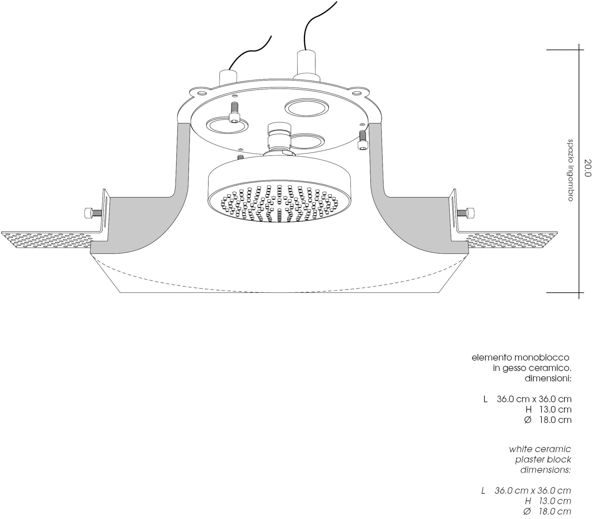 MG12
BOMBO
Built-in rain shower — 3