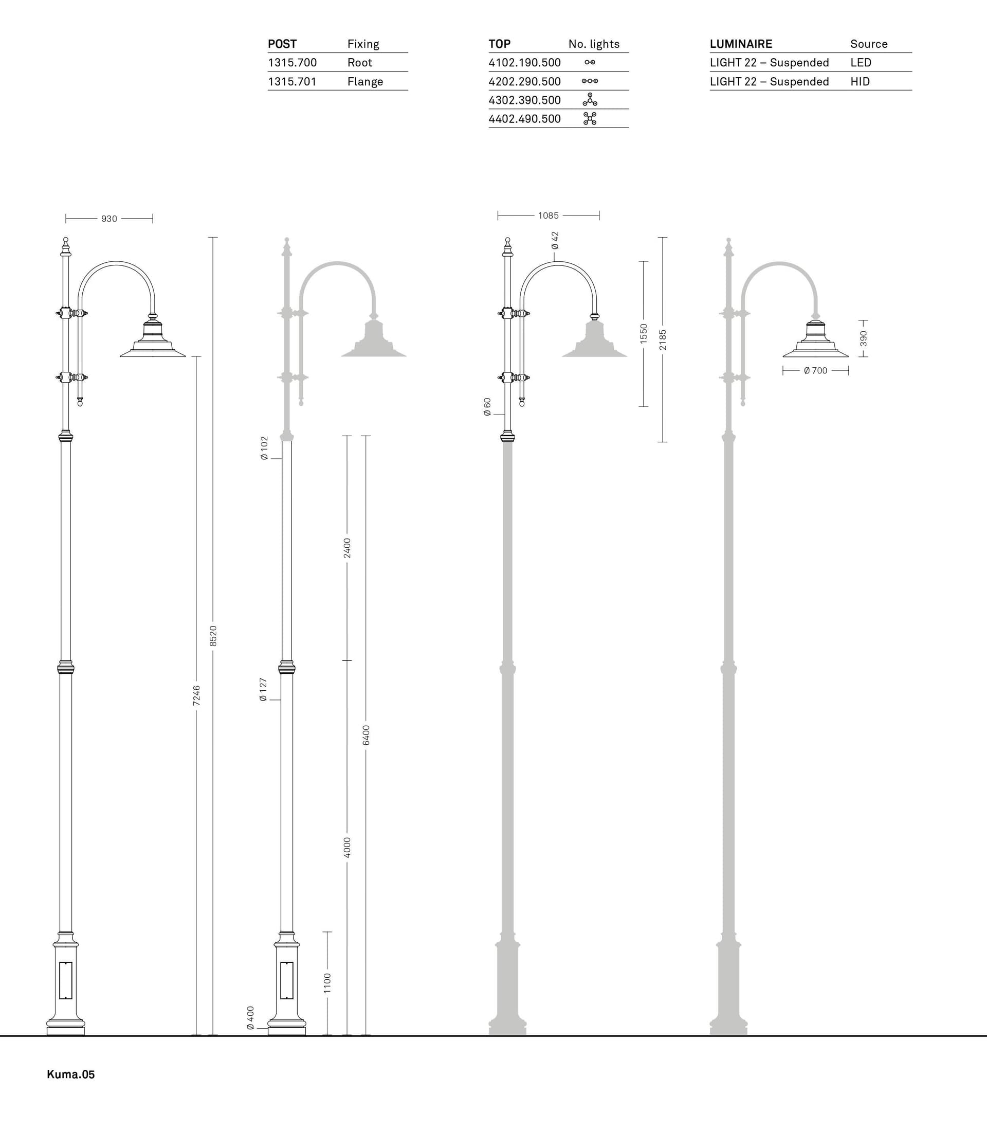 Neri
KUMA
Street lamp — 5