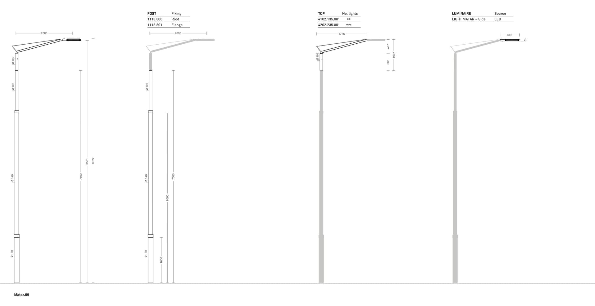 Neri
MATAR
LED street lamp — 10
