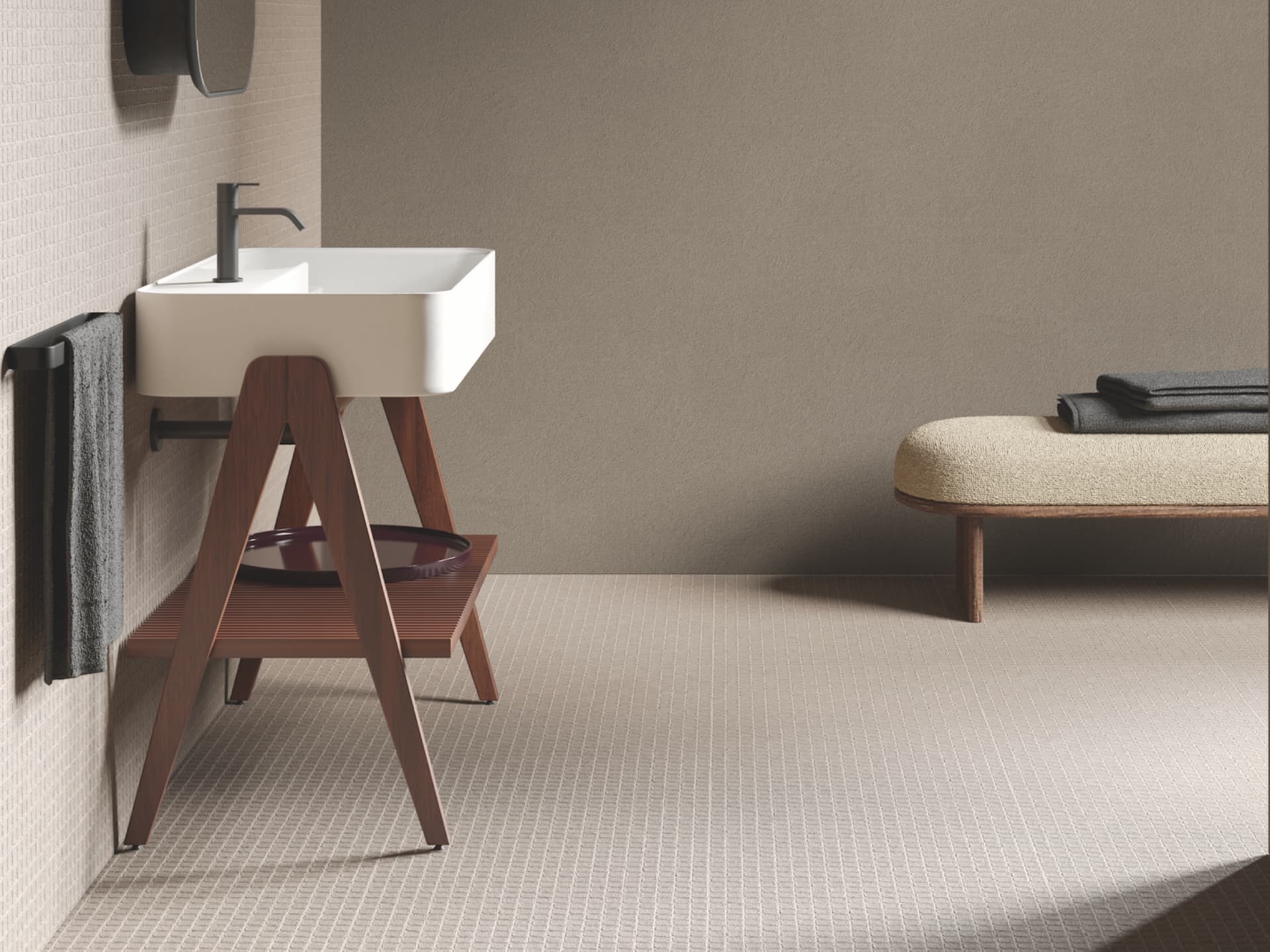 Nic
TRAMA 95
Iroko console sink — 1