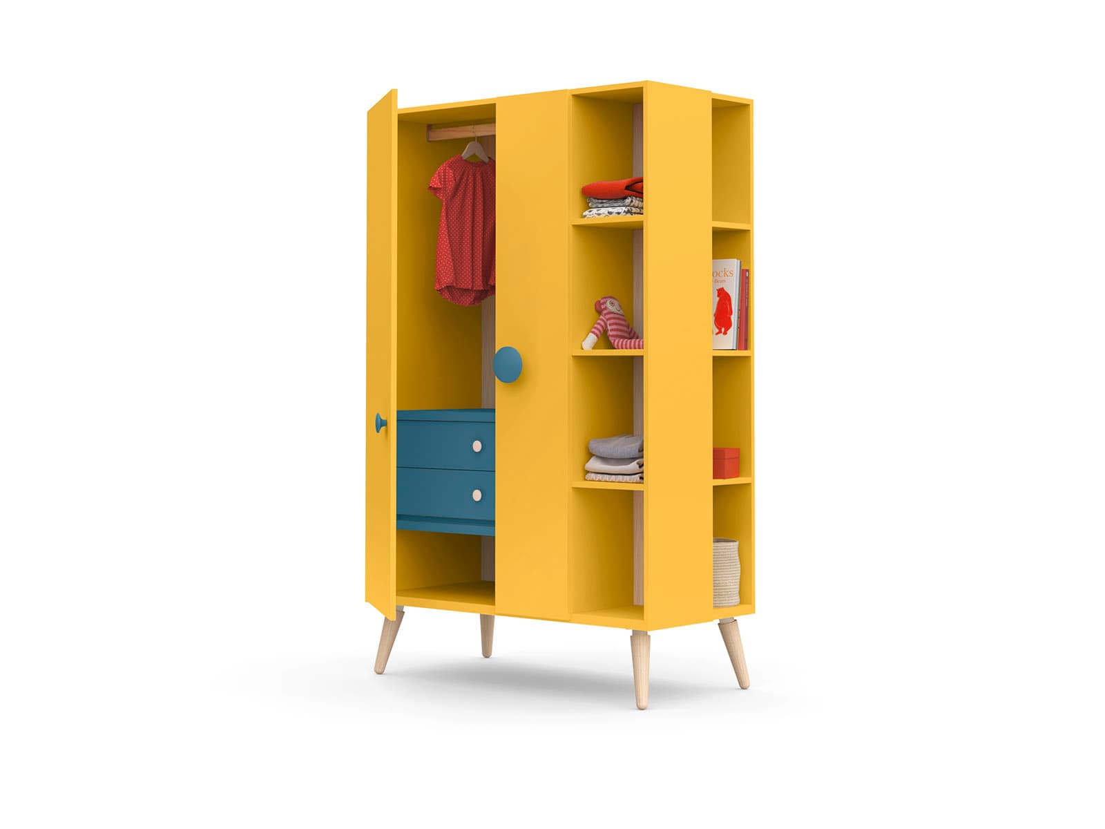 Nidi
WOODY
Freestanding wardrobe