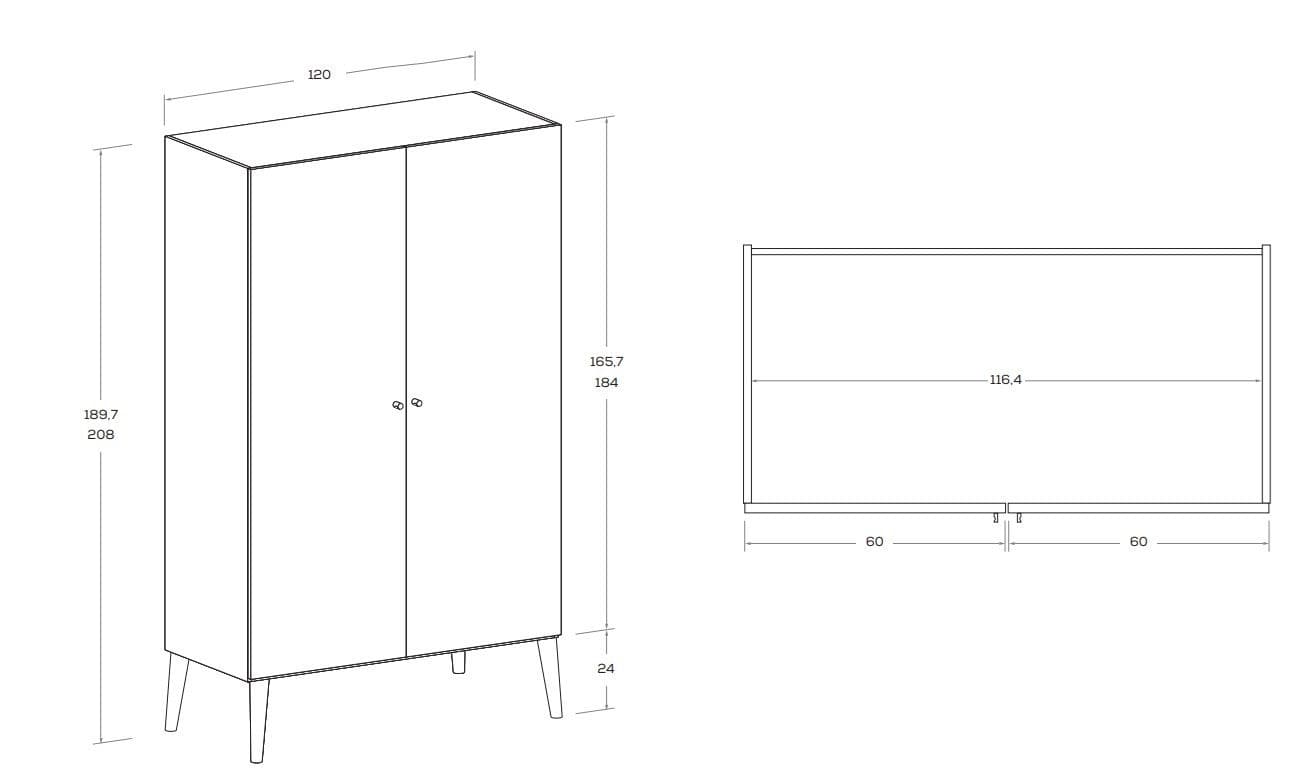 Nidi
WOODY
Freestanding wardrobe — 7