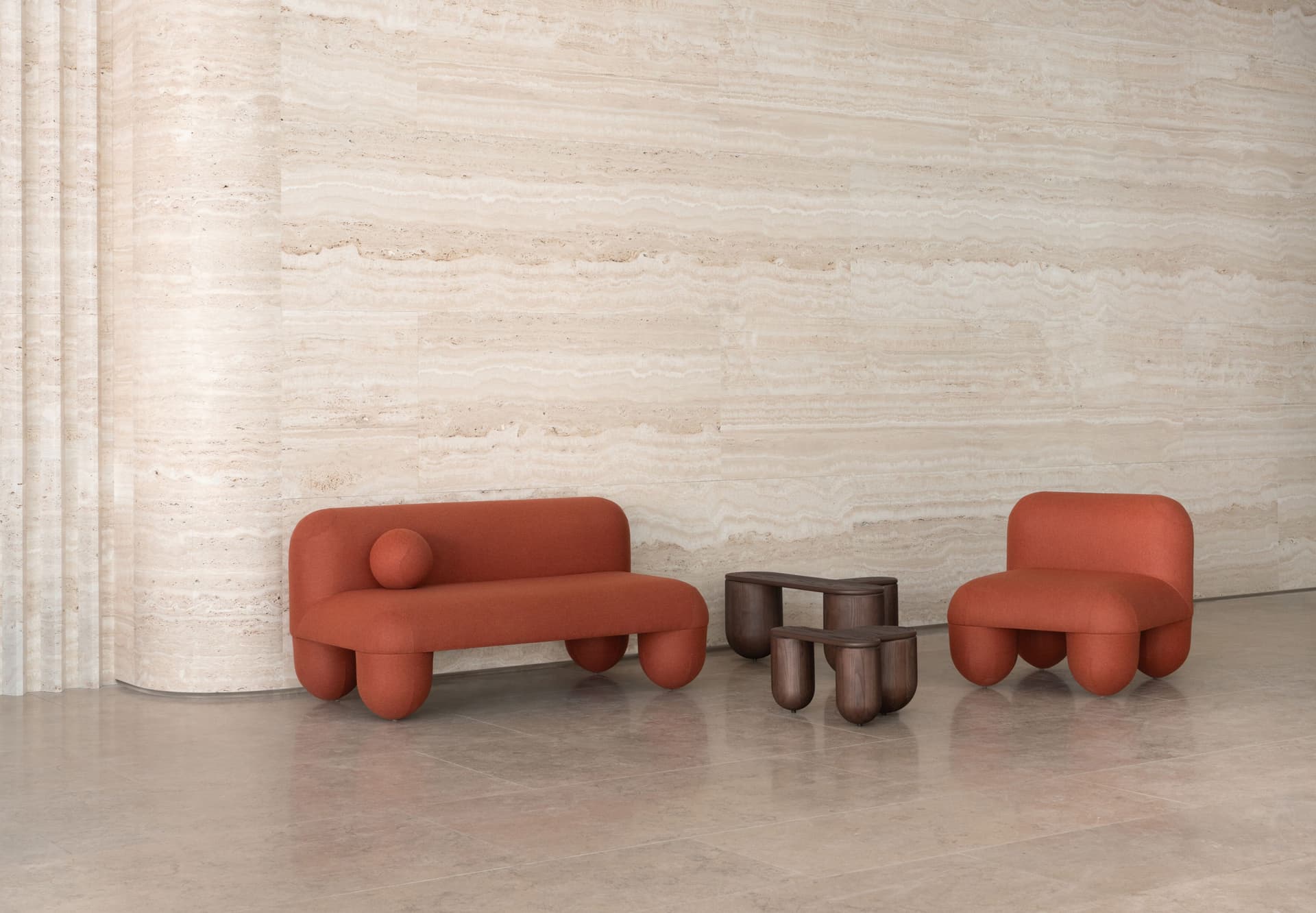 NOOM
HELLO
3 seater fabric sofa — 5