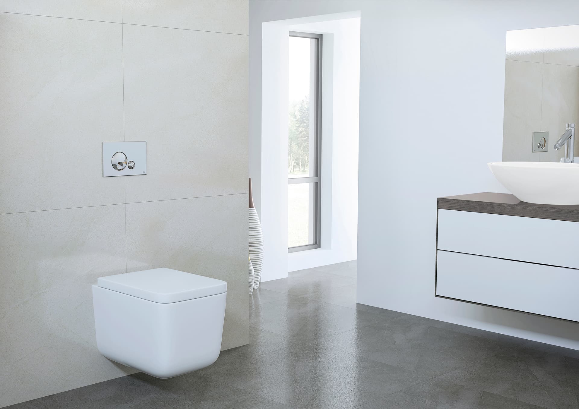 OLI
GLOBE
ABS flush plate — 3