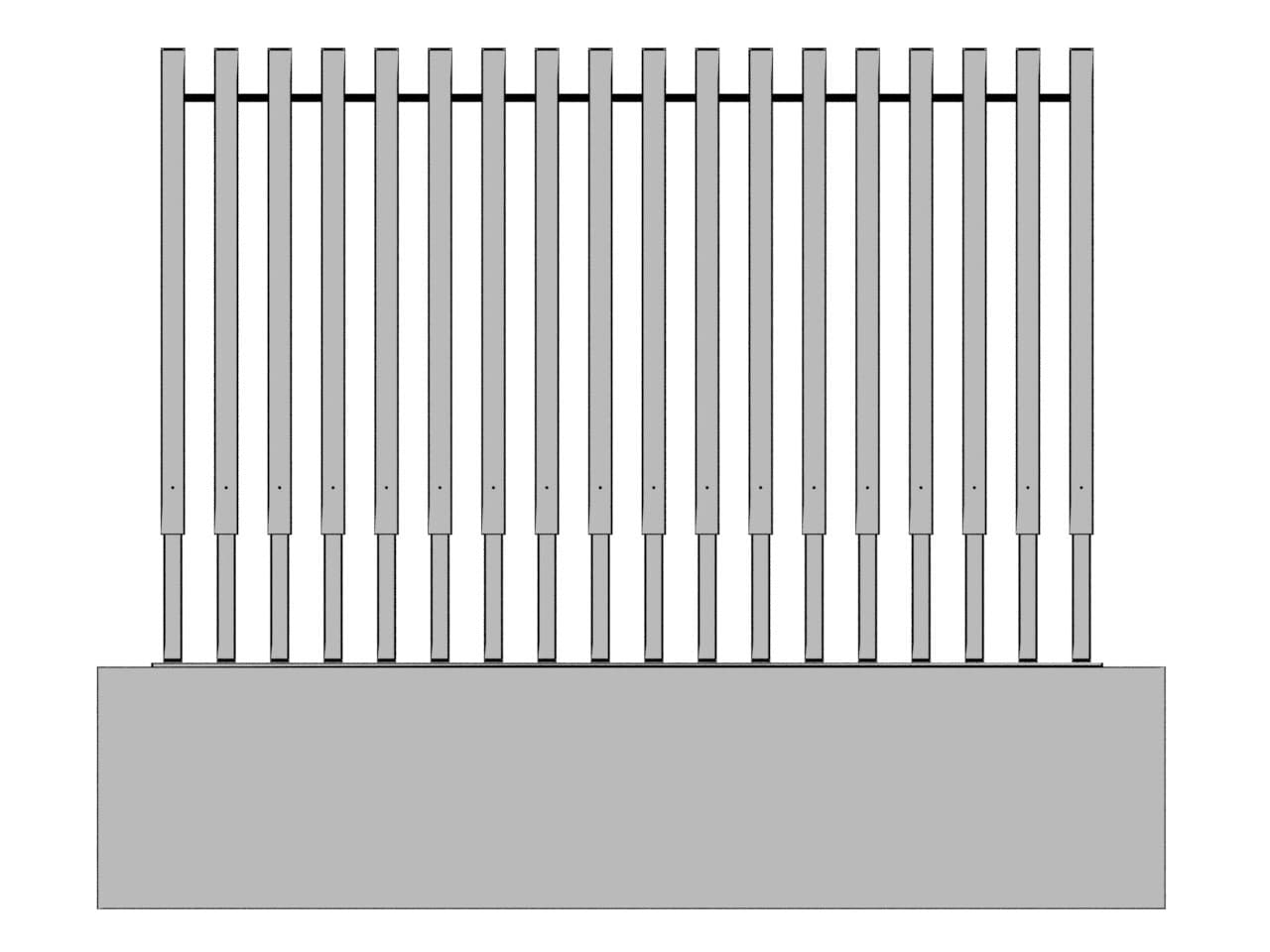 PACUR
FENCE
Bar screening Fence — 3