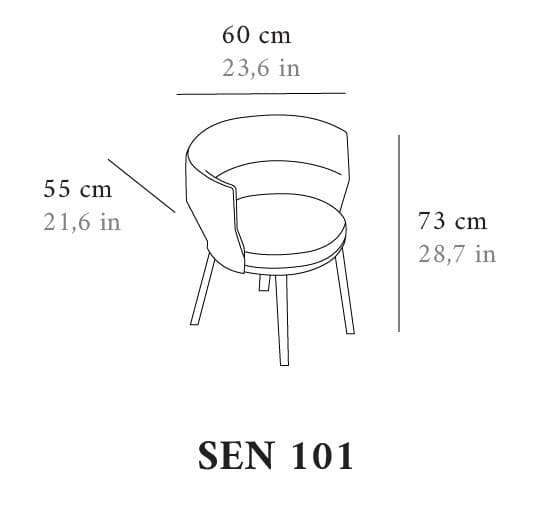 Punt
SENA
Chair with armrests — 38