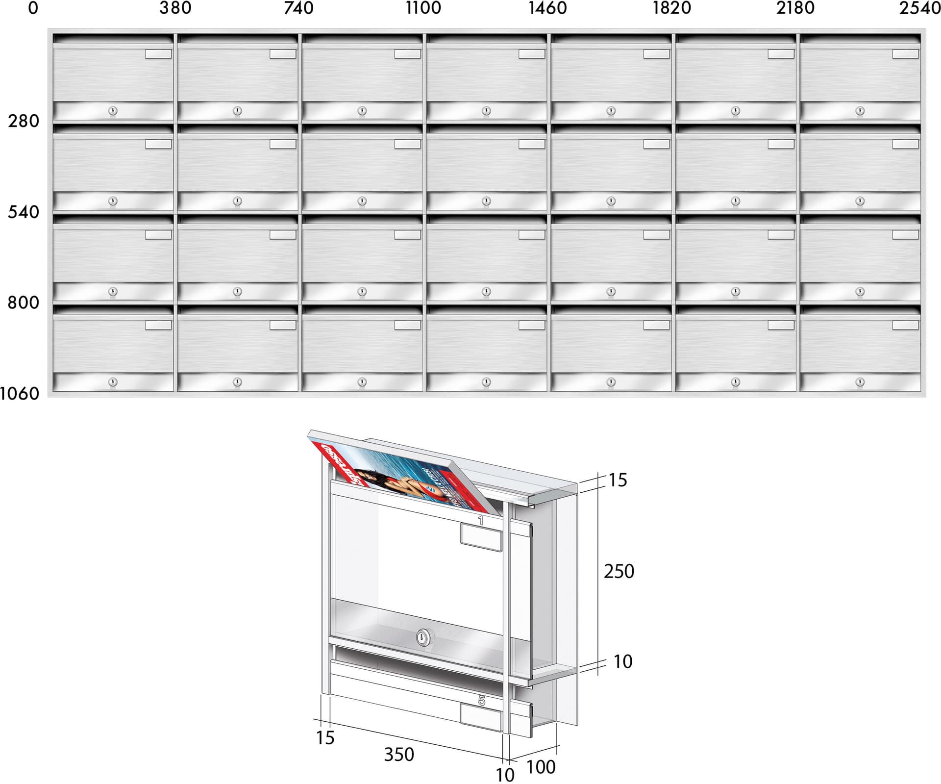 RAVASI LS/LSX - Почтовый ящик — 6