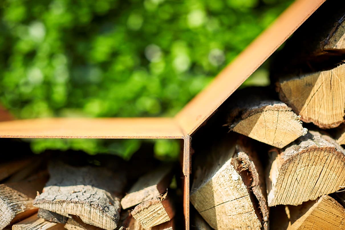RB73
BRUGES
Corten™ Log holder — 13