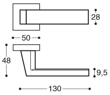 KAPPA - Дверная ручка на розетке — 8