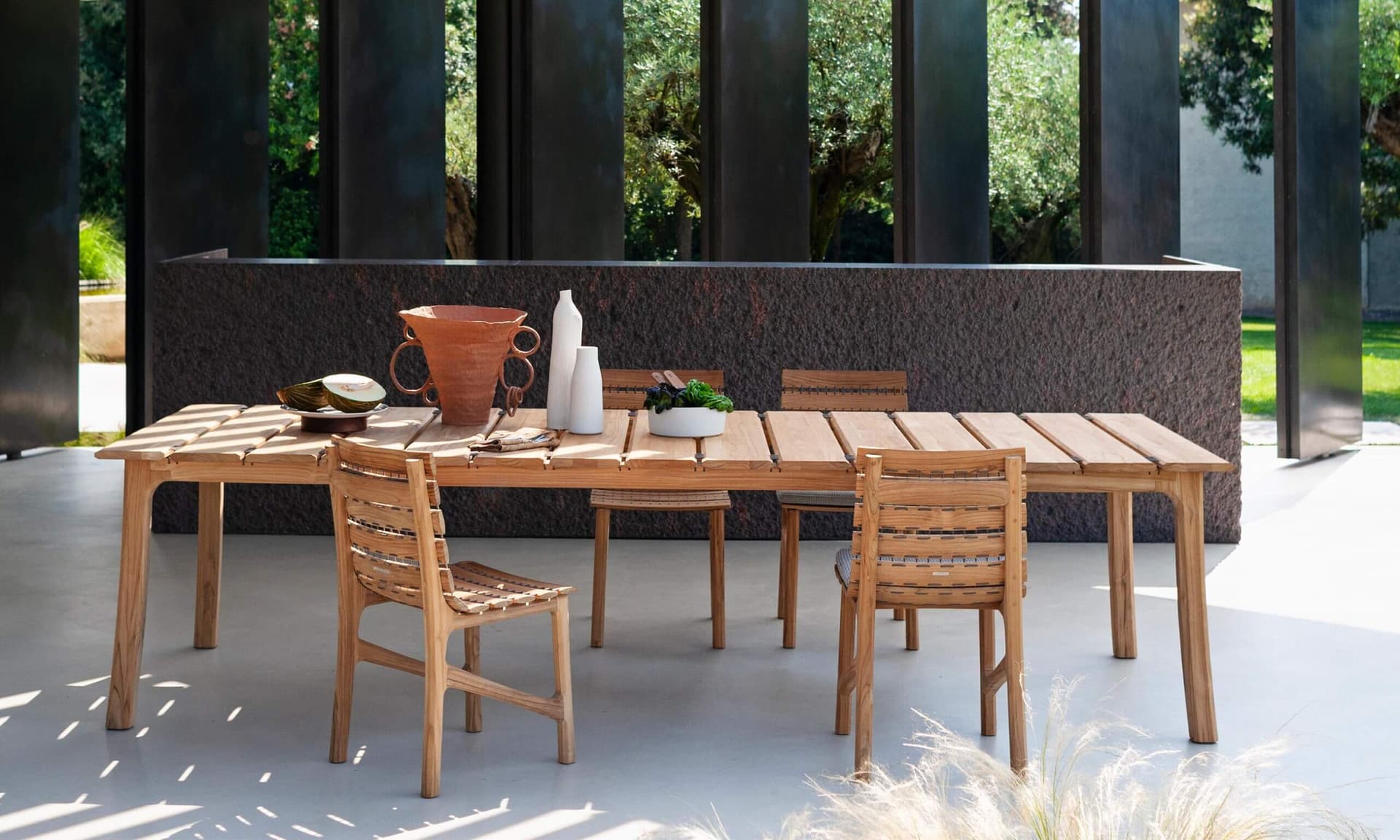 RODA
TESEO
Teak garden chair — 8
