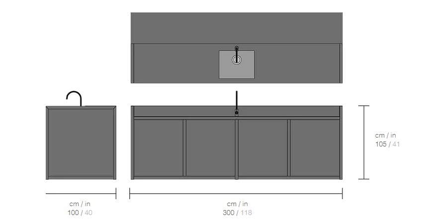 Sachi
M2
Aluminium bar counter — 9