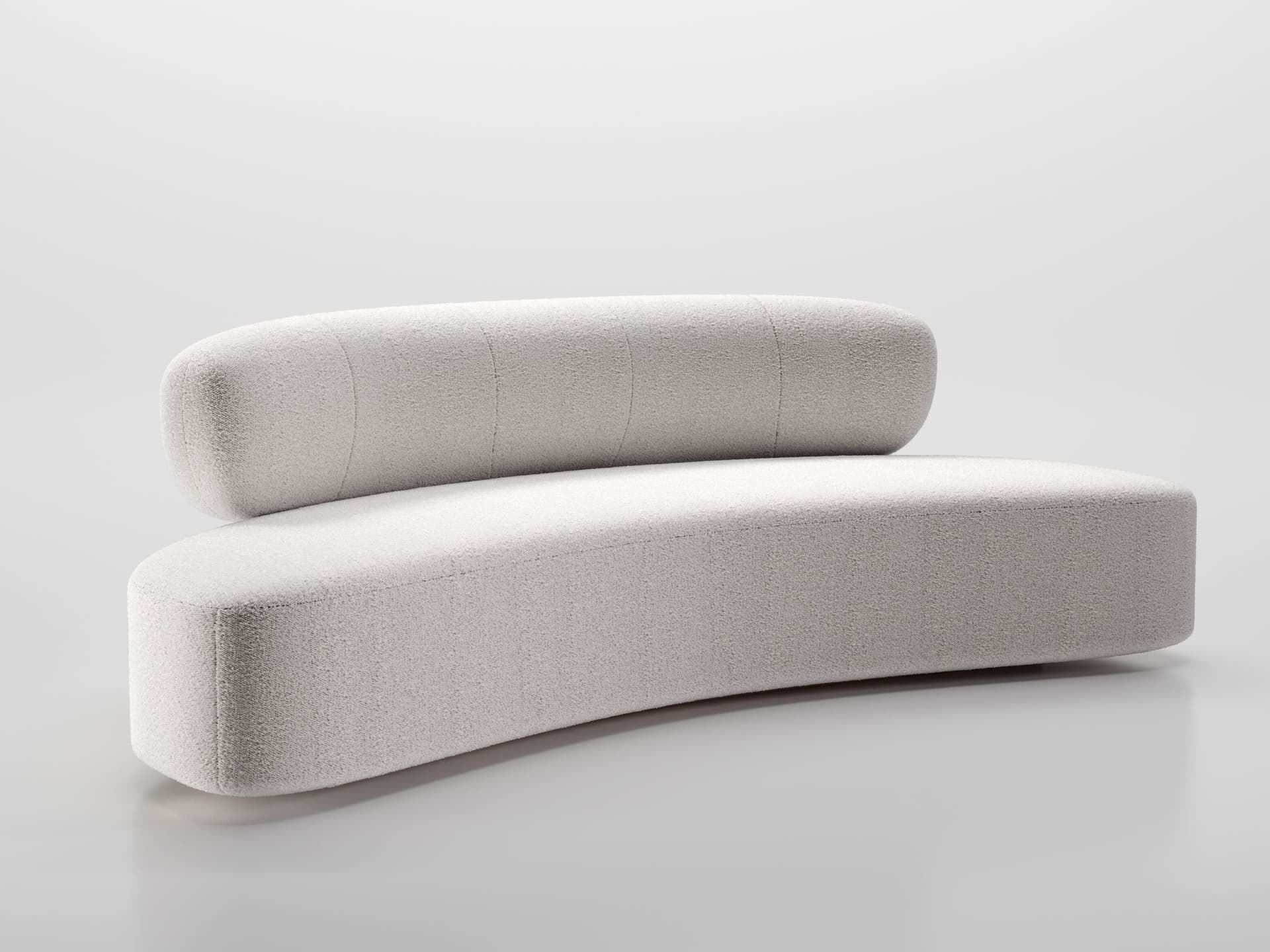 Secolo
ASAWA
Curved fabric sofa — 1