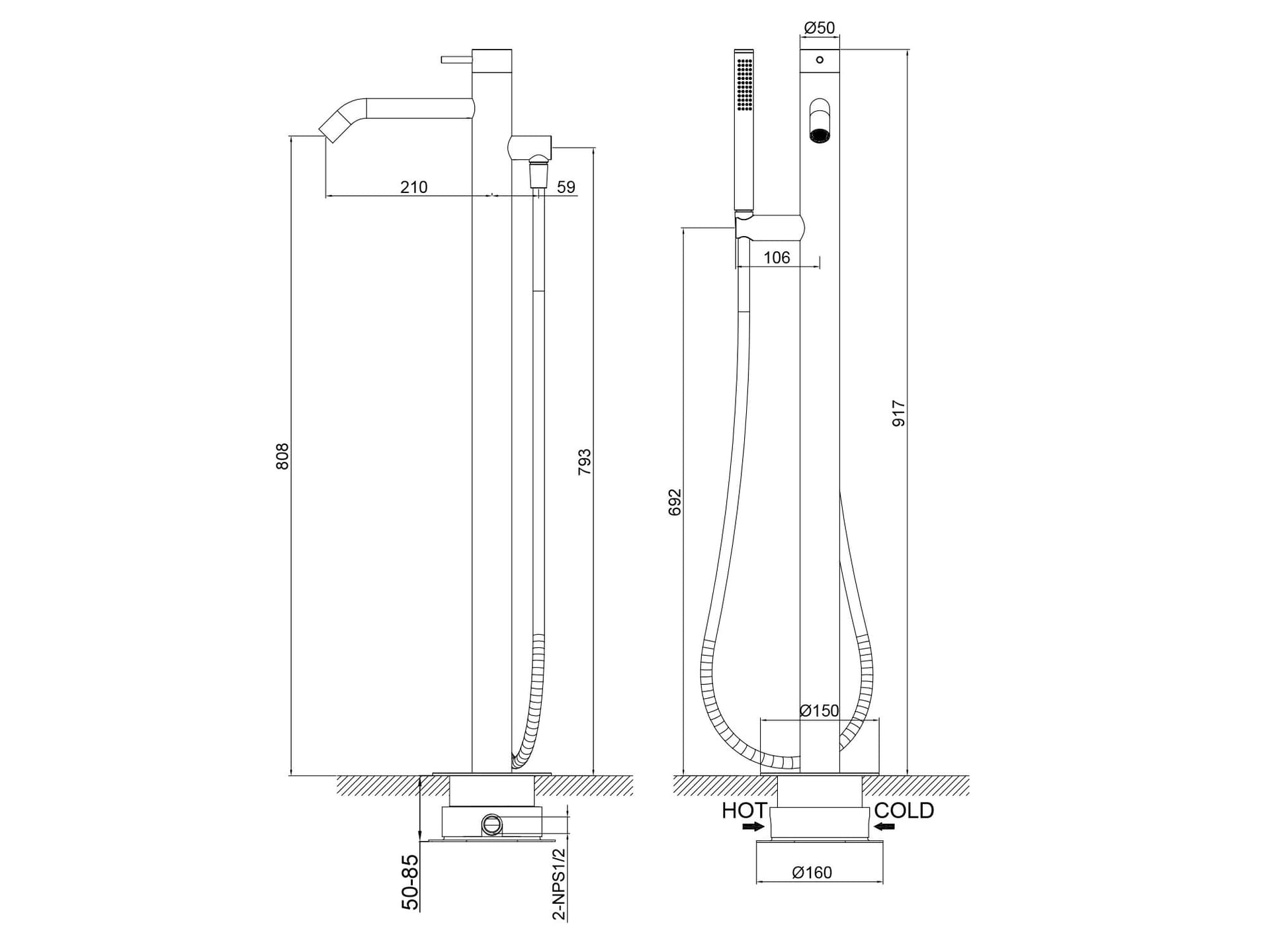 SINED
CARLOFORTE
Bathtub tap — 4