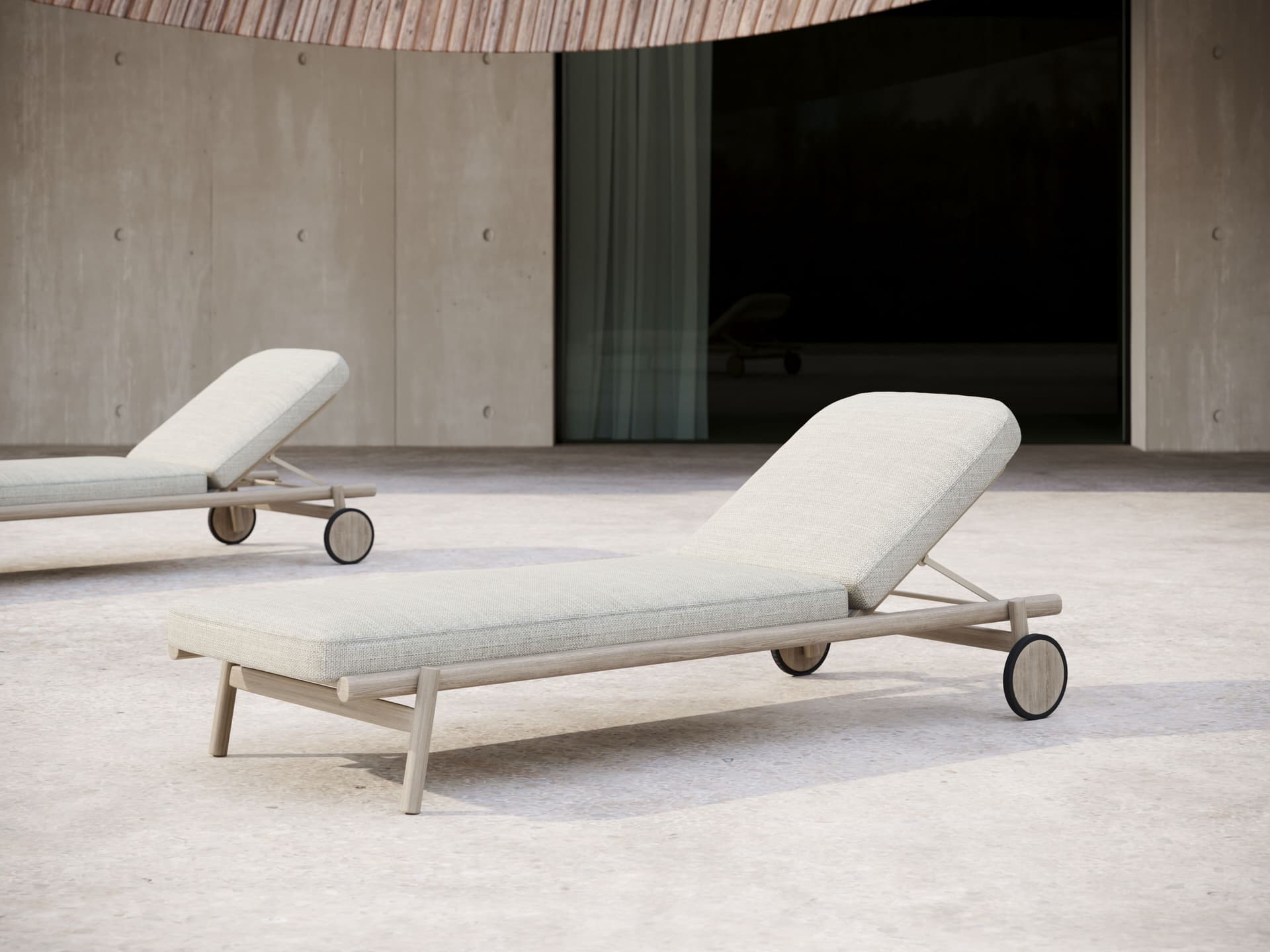 SNOC
LYORA
Fabric sun lounger