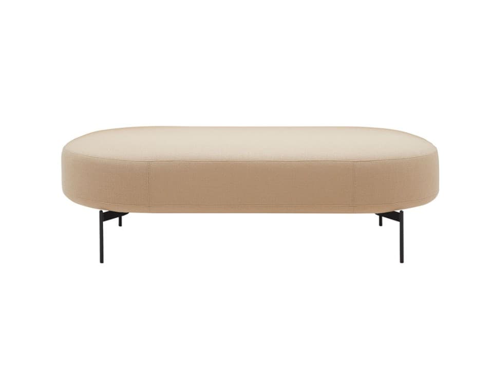 SOFTLINE
JOE
Oval fabric pouf — 1