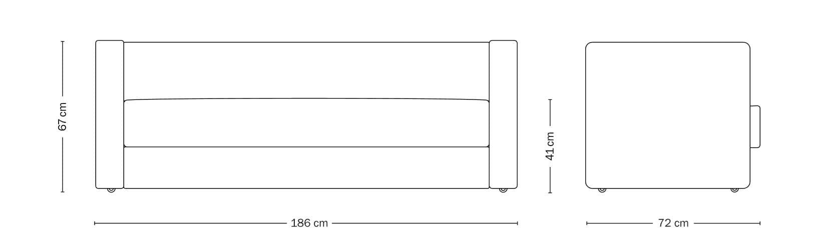 TECTA
D1-3
3 seater sofa — 4