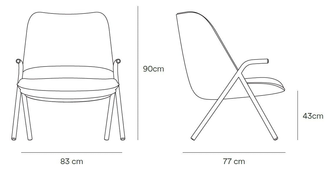 TEULAT
DINS
Polyester armchair — 42