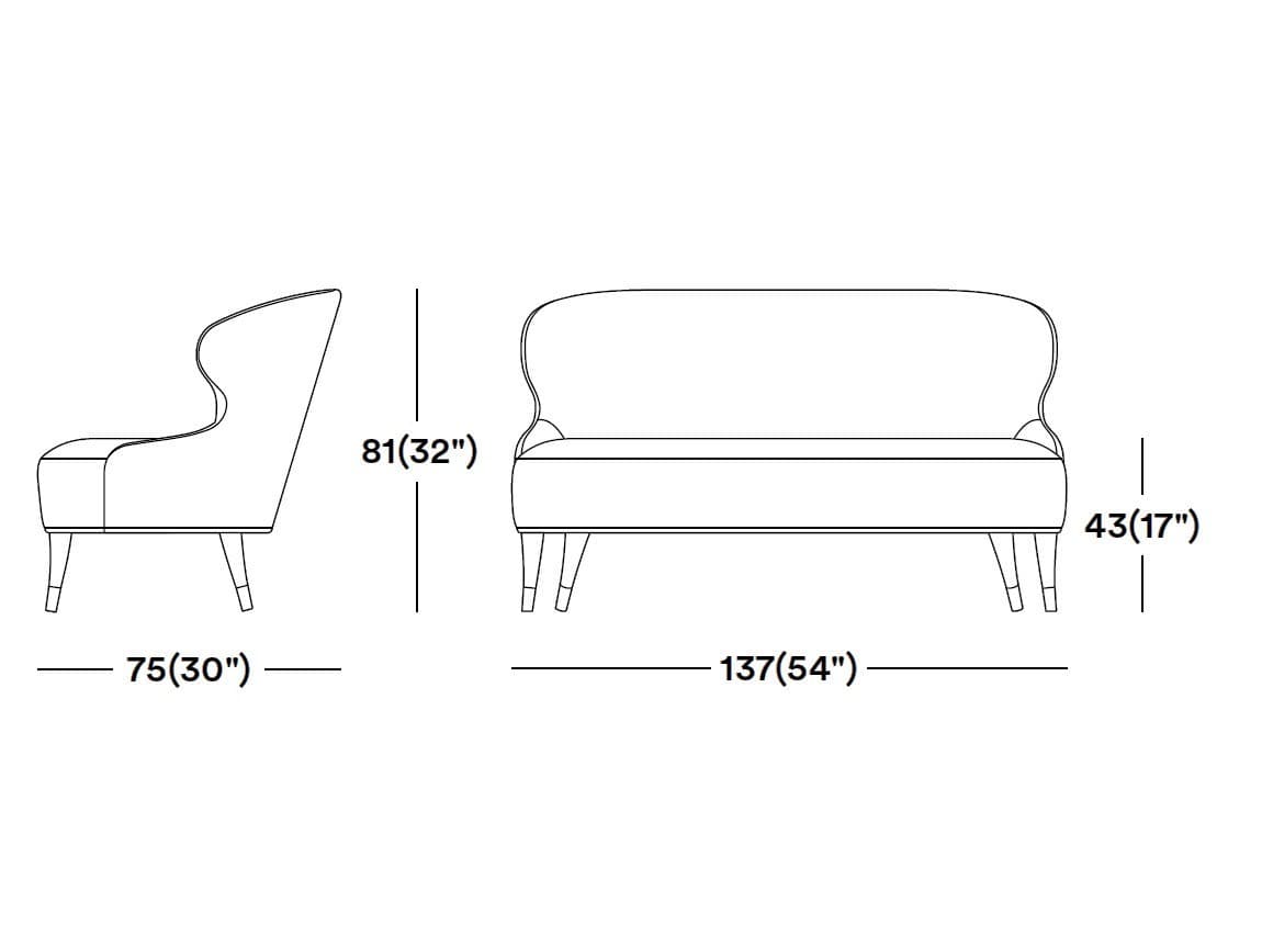 Tirolo
CAMELIA
Fabric small sofa — 6