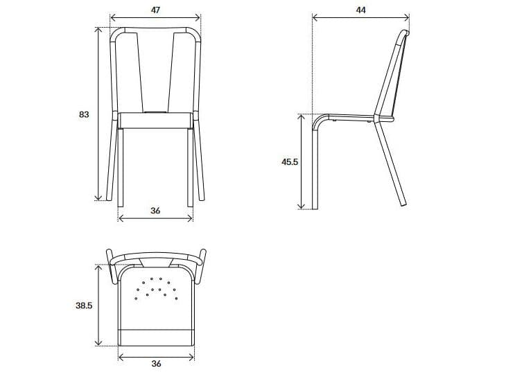 Tolix
T37
Stackable chair — 11