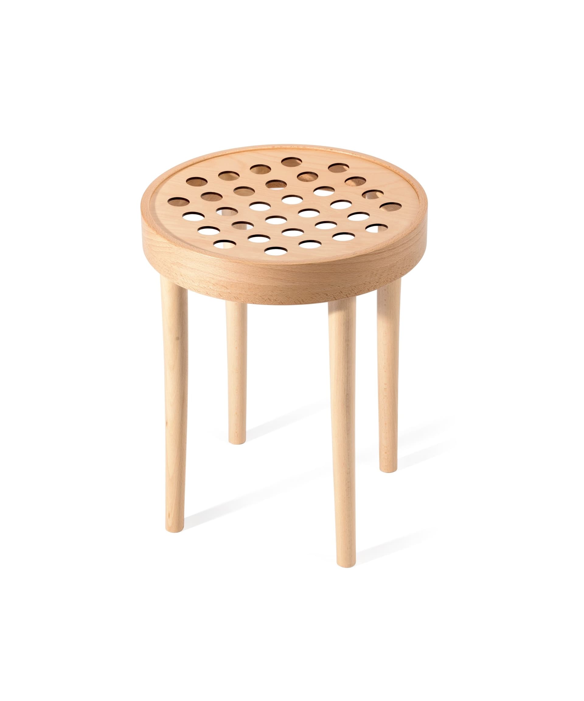 TON
822
Low wooden stool — 15