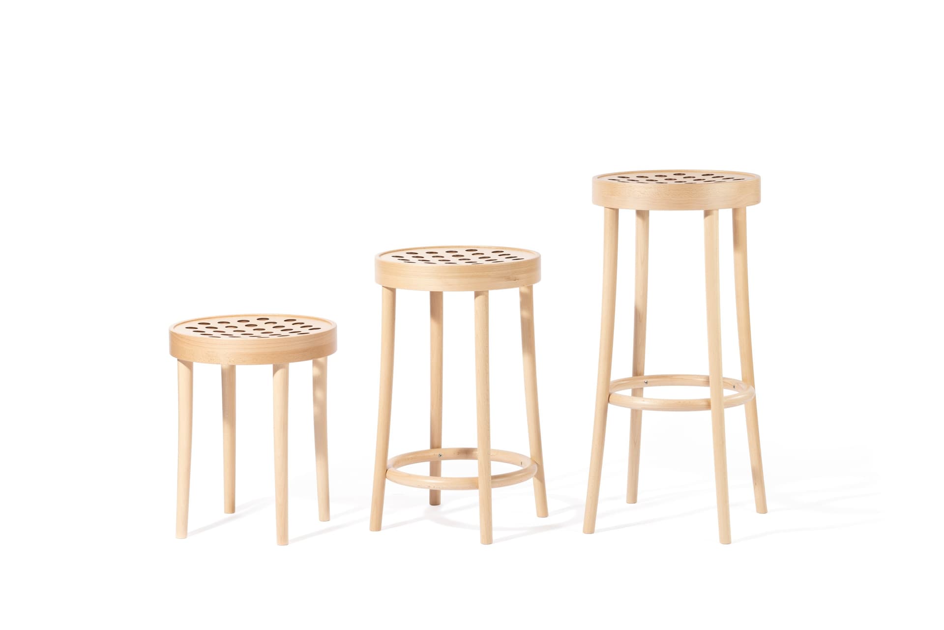 TON
822
Low wooden stool — 5