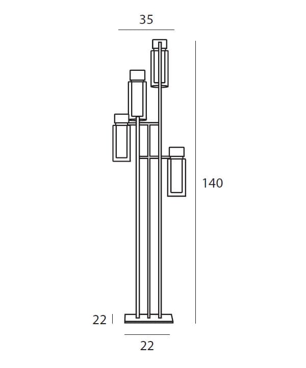 Tooy
OSMAN
Glass floor lamp — 7
