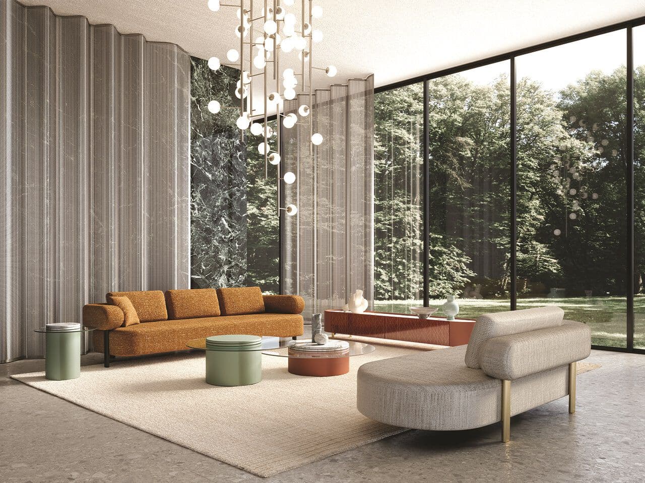 Turri
ROMA
3 seater fabric sofa — 4
