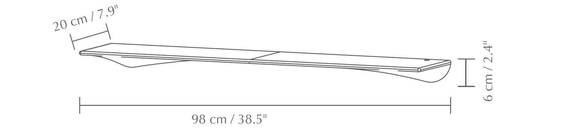 Umage
FLOW
Ash wall shelf — 6
