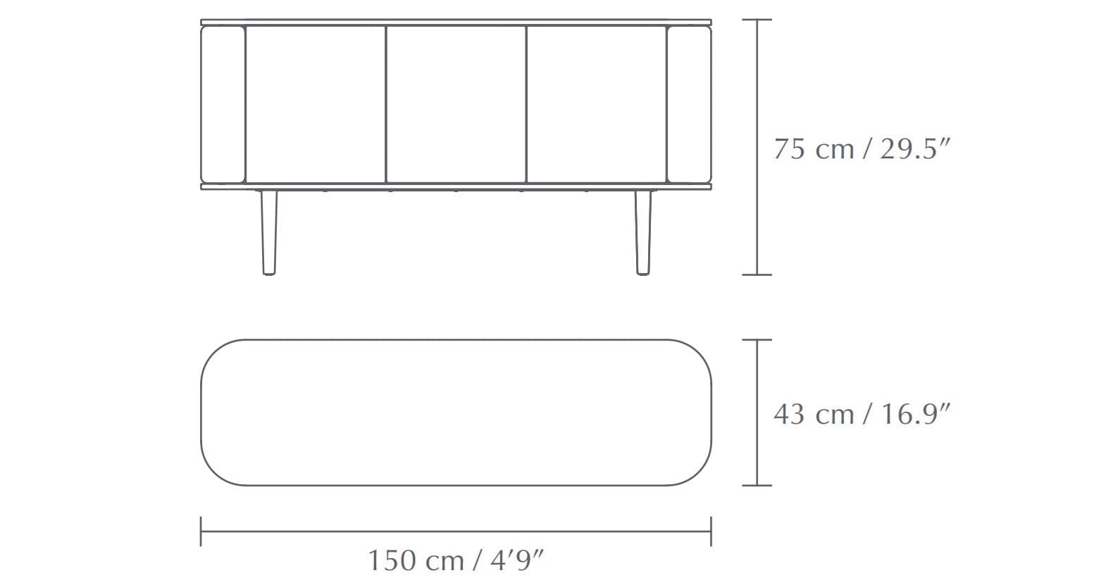 Umage
TREASURES
3-door cabinet — 10